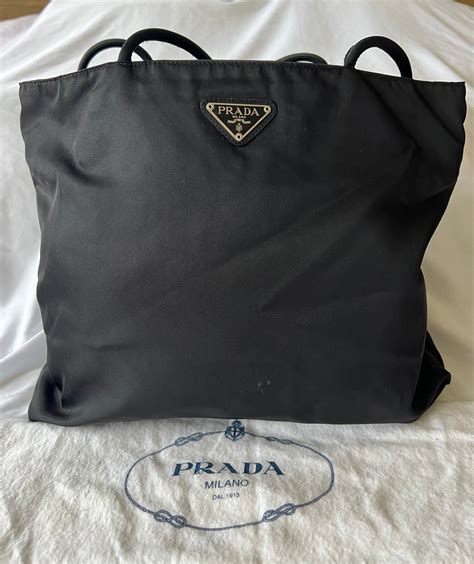 prada nylon tasche vintage|Prada nylon bag second hand.